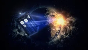 Tardis And Earth Wallpaper