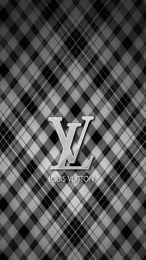 Tartan Plaid Louis Vuitton Phone Wallpaper