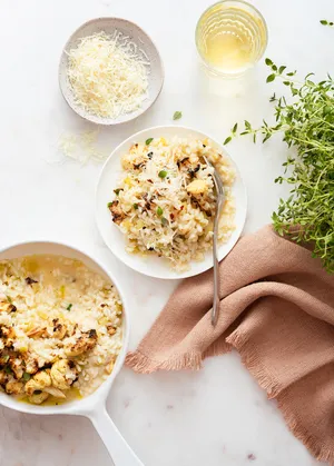 Tasty Risotto With Fresh Broccoli Wallpaper