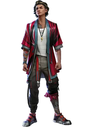 Tatsuya As Free Fire Character Wallpaper