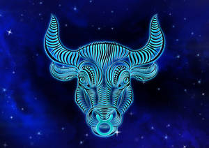 Taurus Zodiac Bull Head Wallpaper
