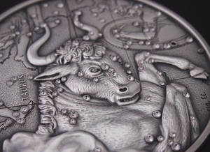 Taurus Zodiac Coin Wallpaper