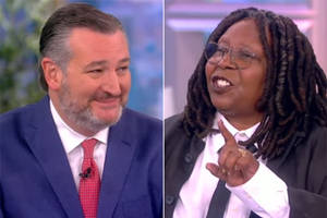 Ted Cruz Interviewed By Whoopi Goldberg Wallpaper