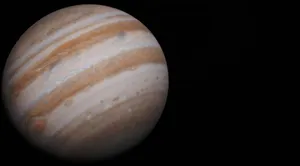 Telescopic View Of Jupiter Wallpaper