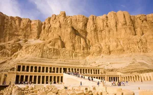 Temple Of Hatshepsut In Valley Of The Kings Wallpaper