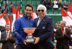 Tennis Champions Trophy Celebration Wallpaper