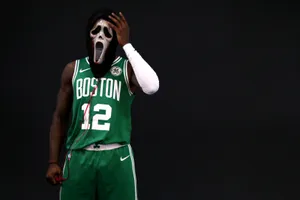 Terry Rozier In Scary Terry Mask Wallpaper