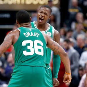 Terry Rozier With Marcus Smart Wallpaper