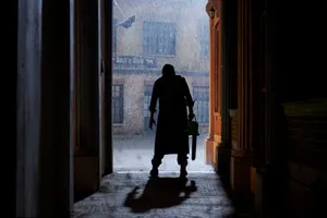 Texas Chainsaw Massacre Dark Hallway Wallpaper