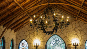 Texas Country Chapel Wallpaper