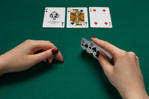 Texas Hold'em Waiting Hand Wallpaper