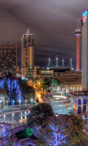 Texas Iphone San Antonio Skyline Wallpaper