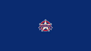 Texas Rangers Star Logo In Blue Wallpaper