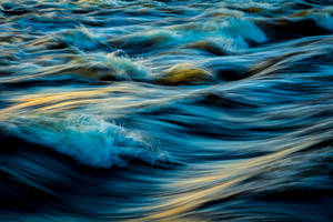 Texture Soft Ocean Waves Wallpaper