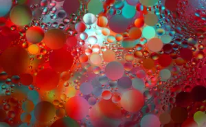 Textured Abstract Colorful Spots Wallpaper