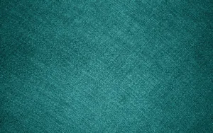 Textured Green Cotton Fabric Wallpaper