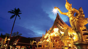 Thailand Golden Kinaree Phuket Fantasea Wallpaper