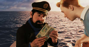 The Adventures Of Tintin Captain Haddock Wallpaper