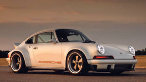 The Aesthetic Elegance Of Singer Porsche 911 Wallpaper
