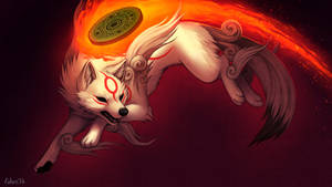 The Amaterasu Shines Brightly From Okami, Inspiring Aggretsuko. Wallpaper