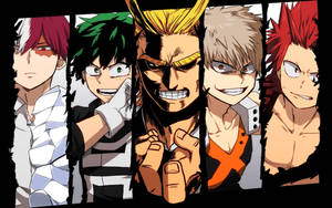 The Amazing Heroes Of The Mha Anime Series! Wallpaper