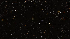 'the Amazing Hubble Telescope's View Of A Spiral Galaxy' Wallpaper