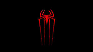 The Amazing Spider - Man Logo On A Black Background Wallpaper