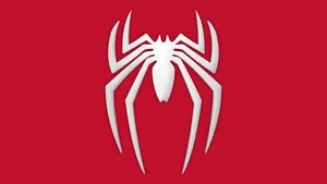 The Amazing Spider - Man Logo On A Red Background Wallpaper
