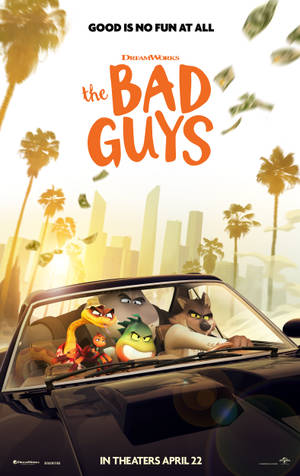 The Bad Guys Dreamworks Poster Wallpaper