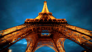 The Beauty Of Paris At Night Wallpaper