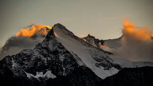 “the Beauty Of Snow-covered Mountains” Wallpaper