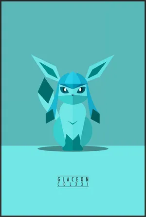 The Beauty Of The Ice-type Pokemon, Glaceon Wallpaper