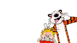 The Beloved Comic Pair Calvin And Hobbes In 4k Wallpaper