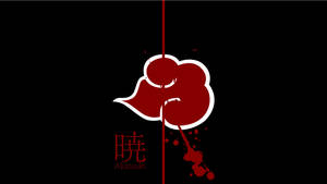 The Blood Rain Created By Akatsuki Looms In The Sky Wallpaper