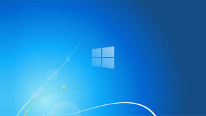 The Bright Blue Interface Of Windows 7 Wallpaper