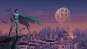 'the Bustling City Of Gotham, Home To The Infamous Batman.' Wallpaper