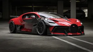 The Classic Bugatti Pushes The Limits With Optimal Speed And Power. Wallpaper