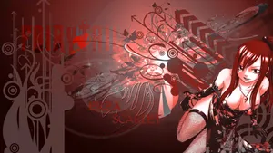 The Courageous Erza Scarlet Wallpaper