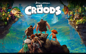 The Croods Image With Logo Wallpaper