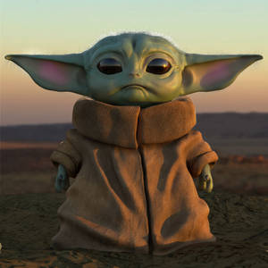 The Cutest Baby Yoda! Wallpaper