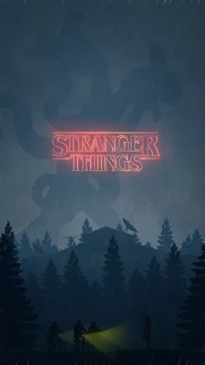 The Dark Monster Of Stranger Things Wallpaper