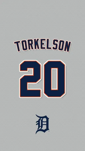 The Detroit Tigers Officially Licensed Baseball Logo Wallpaper