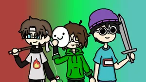 The Dream Team Illustrated Poster Wallpaper