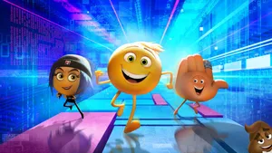 The Emoji Movie Dancing Characters Wallpaper