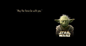 The Force Surrounds Us All - Star Wars Character Meditating Amidst Galactic Scenery Wallpaper