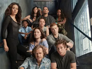 The Gallagher Family Of Shameless Tv Series Wallpaper