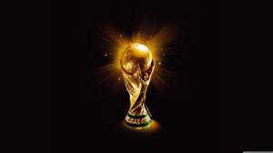 The Glittering Prize: The Fifa World Cup 2022 Trophy Wallpaper
