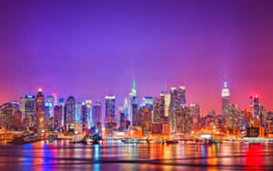 The Glorious Skyline Of The Big Apple Wallpaper