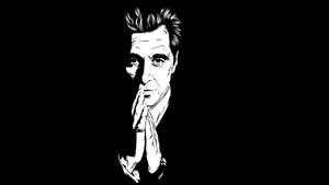 The Godfather Black Vector Wallpaper