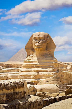 The Great Sphinx Of Egypt With A Sky Background Wallpaper